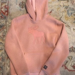 Abercrombie kids girls Sherpa hoodie